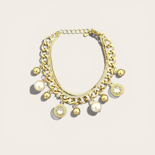 Mella 14k Rodyum Kaplama Bileklik