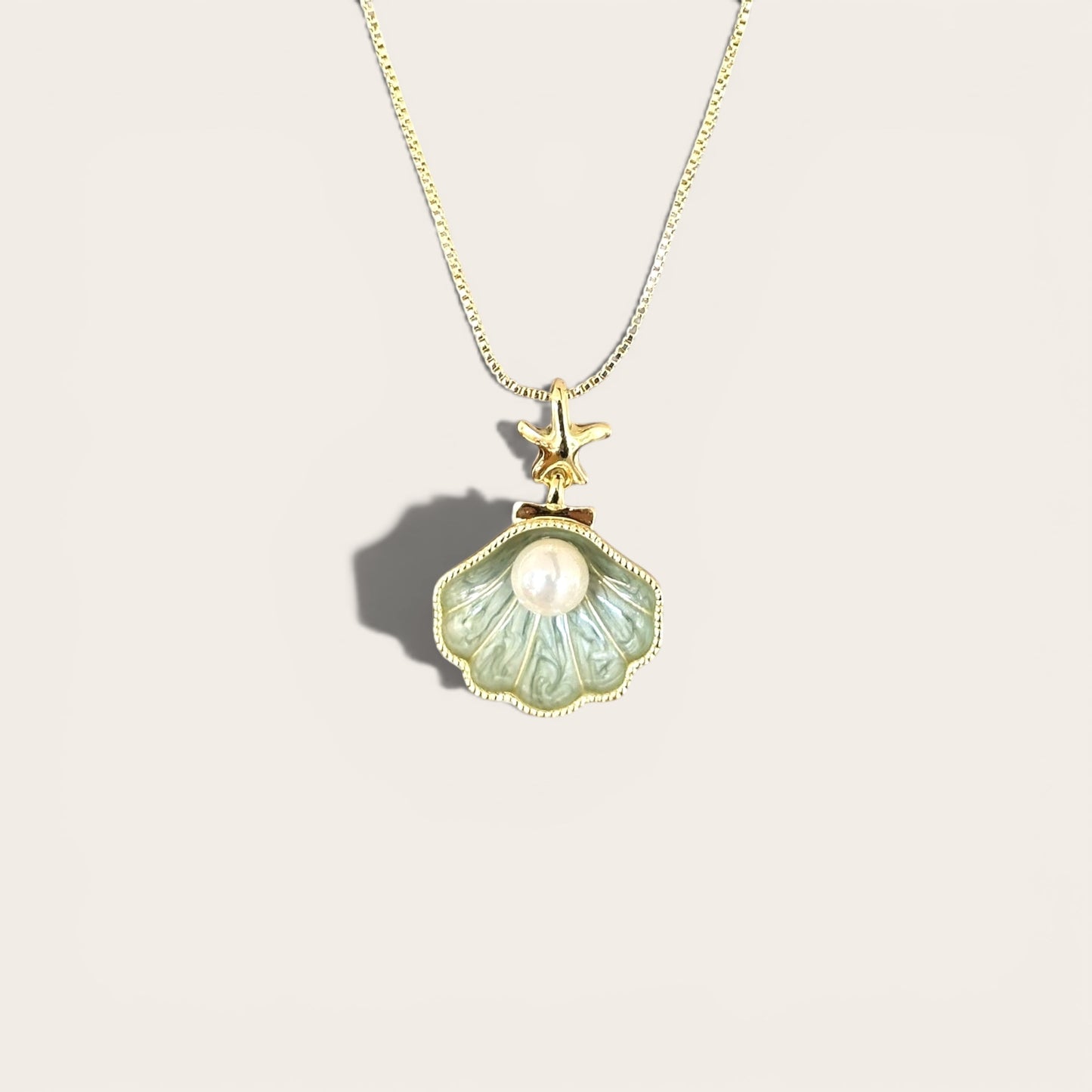 Solennea Green 14k Color Rhodium Plated Necklace