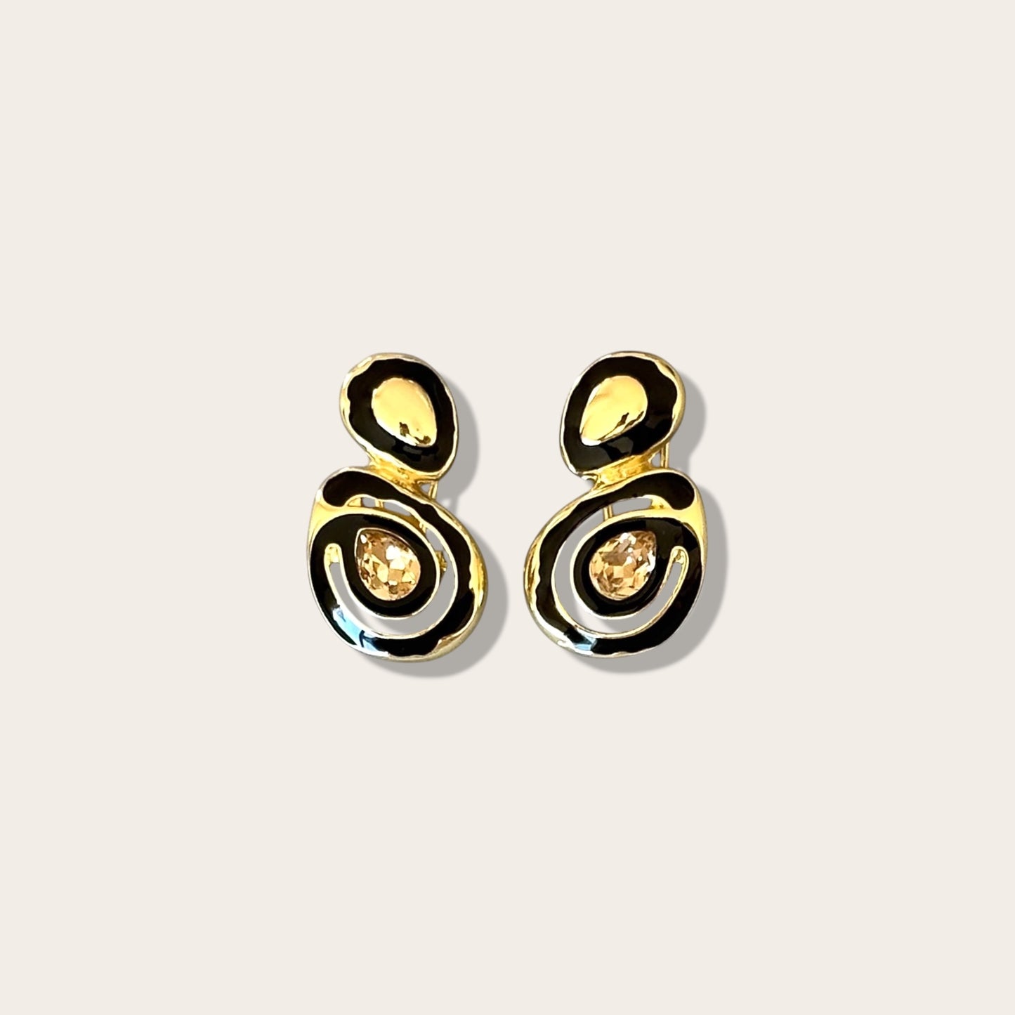 Reve Dore 14k Rhodium Plated Earrings
