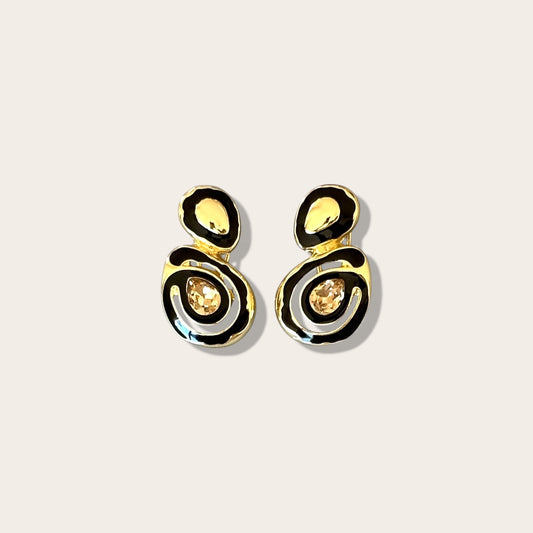 Reve Dore 14k Rhodium Plated Earrings