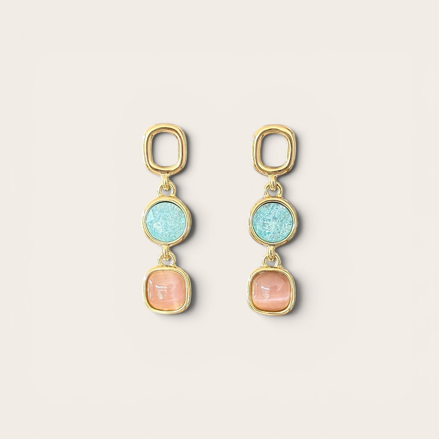 Cherie 14k Rhodium Plated Earrings