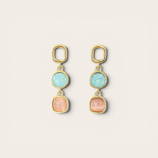 Cherie 14k Rhodium Plated Earrings