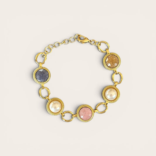 Opera 14K Rodyum Kaplama Bileklik