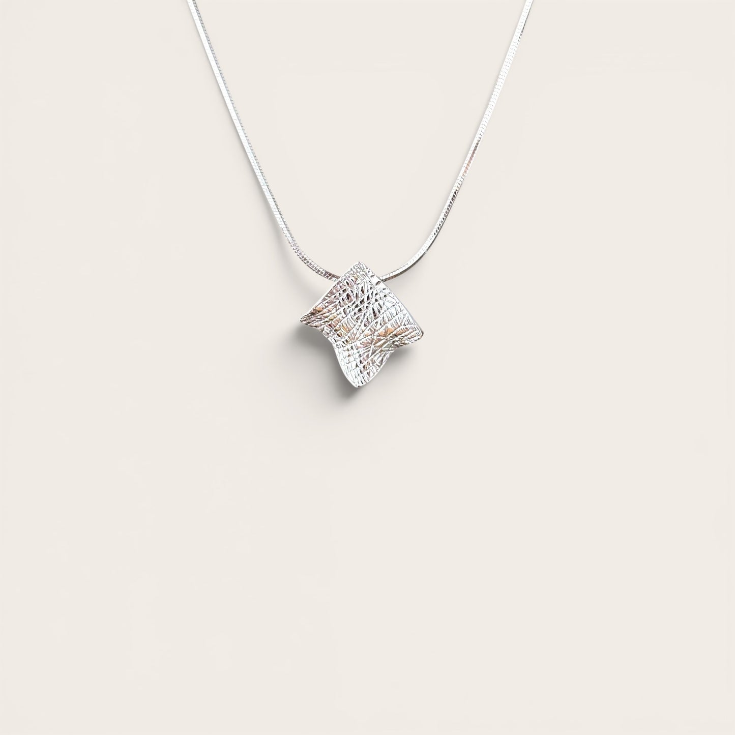 Astelle Silver Rhodium Plated Necklace