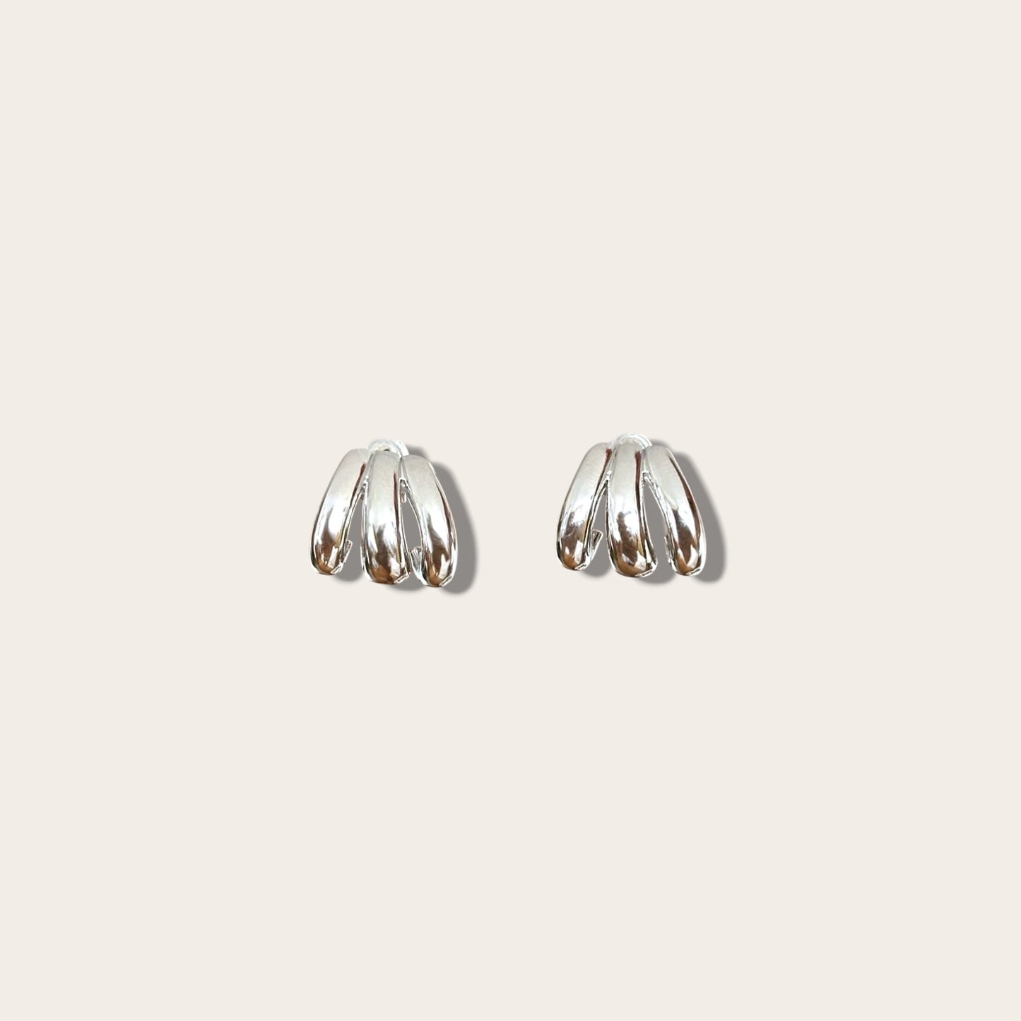 Astrae Rhodium Plated Earrings
