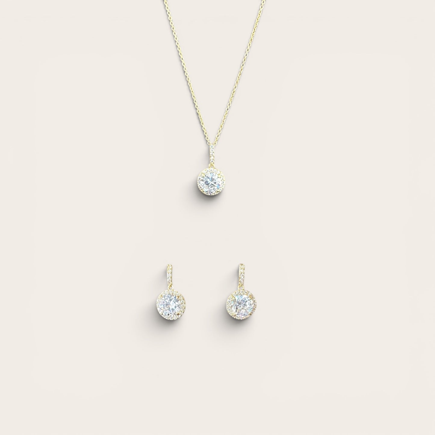 Veloura 14k Rhodium Plated Set