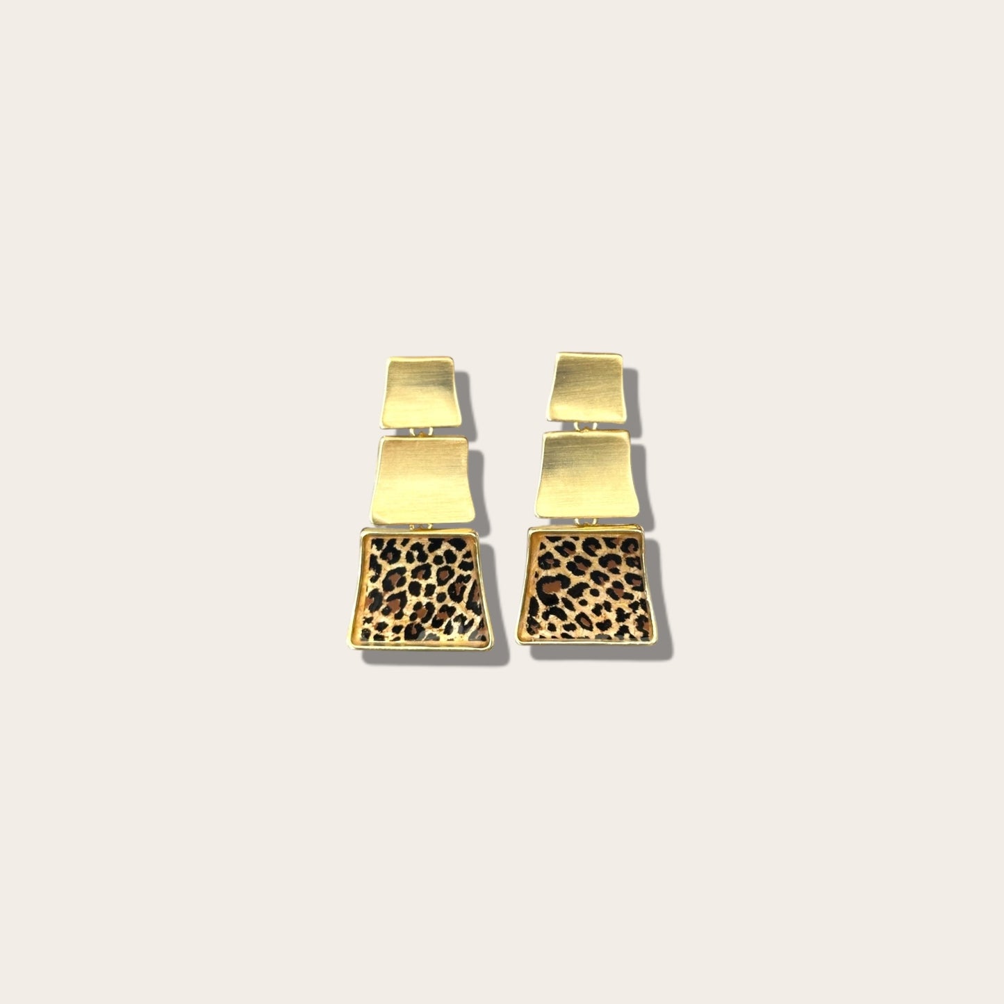 Leo 14k Rhodium Plated Earrings