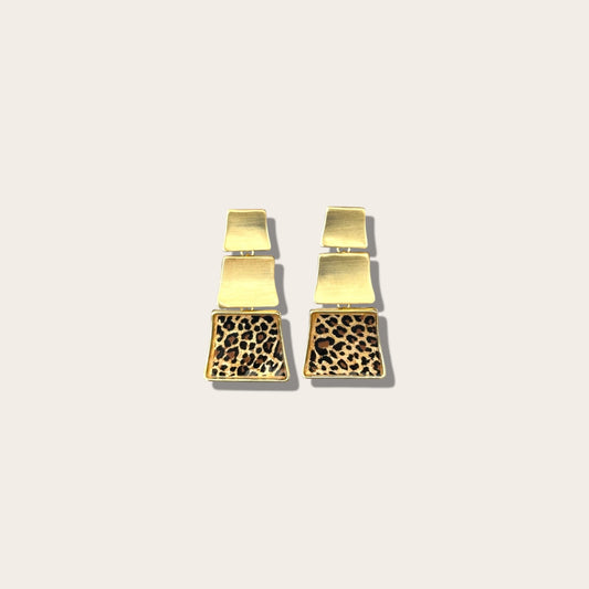 Leo 14k Rhodium Plated Earrings