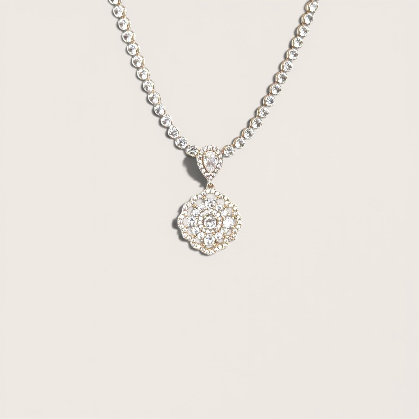 Fenvy 14k Rodyum Kaplama Kolye