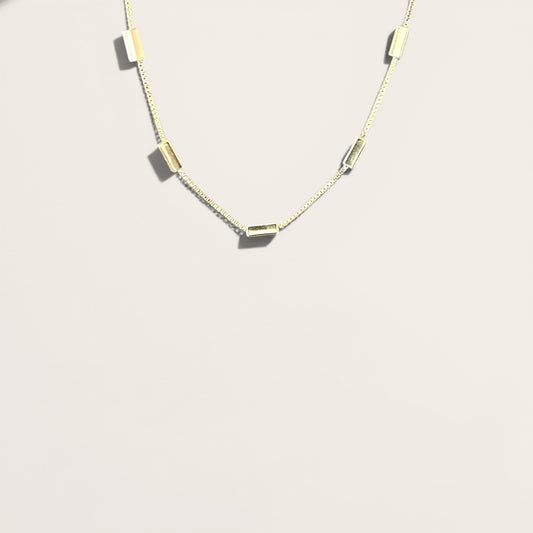 Bloom 14k Rodyum Kaplama Kolye