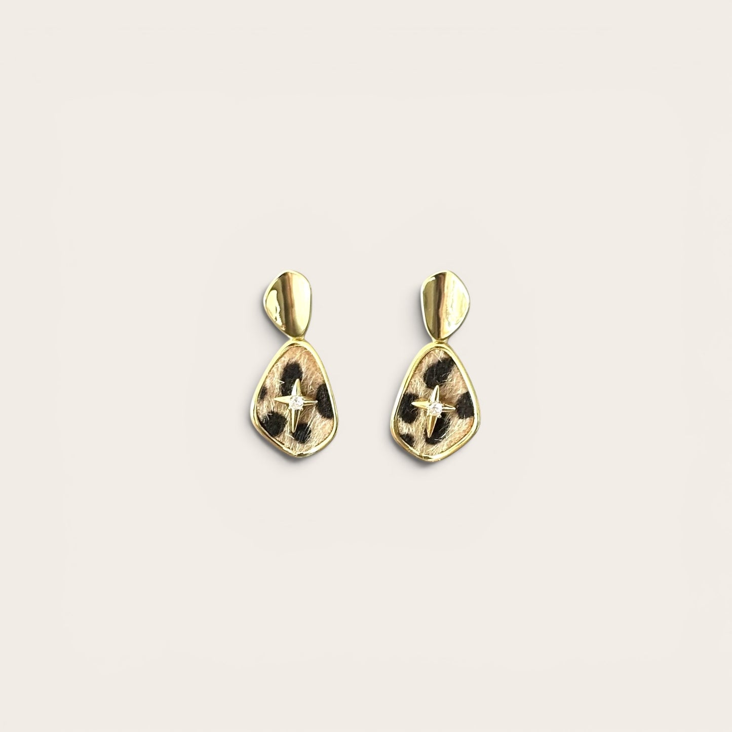 Loe 14k White Gold Plated Earrings