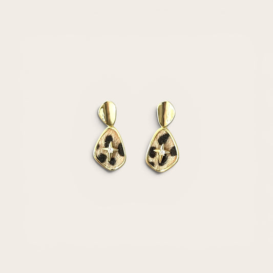 Loe 14k White Gold Plated Earrings