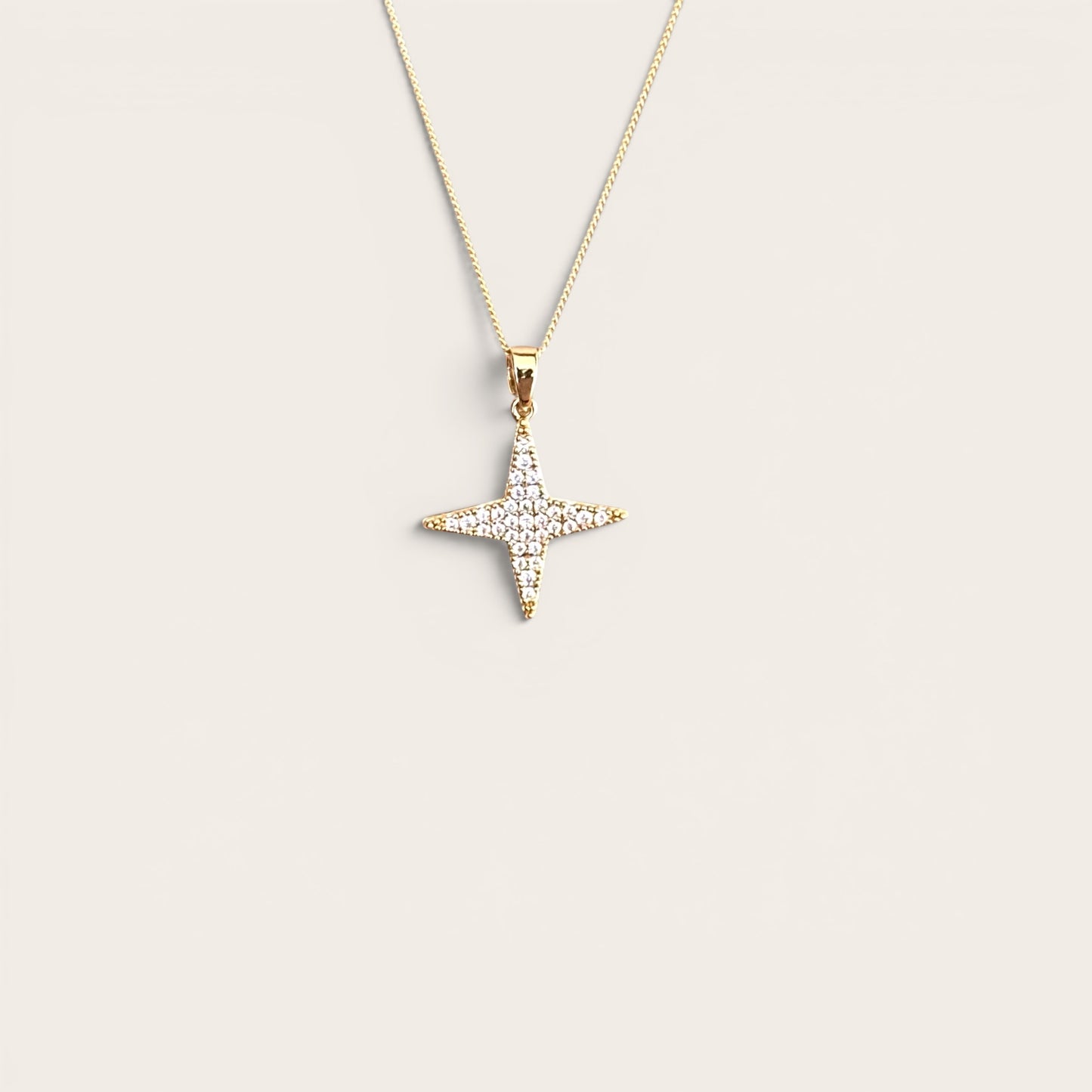 Juno 14k Rhodium Plated Necklace