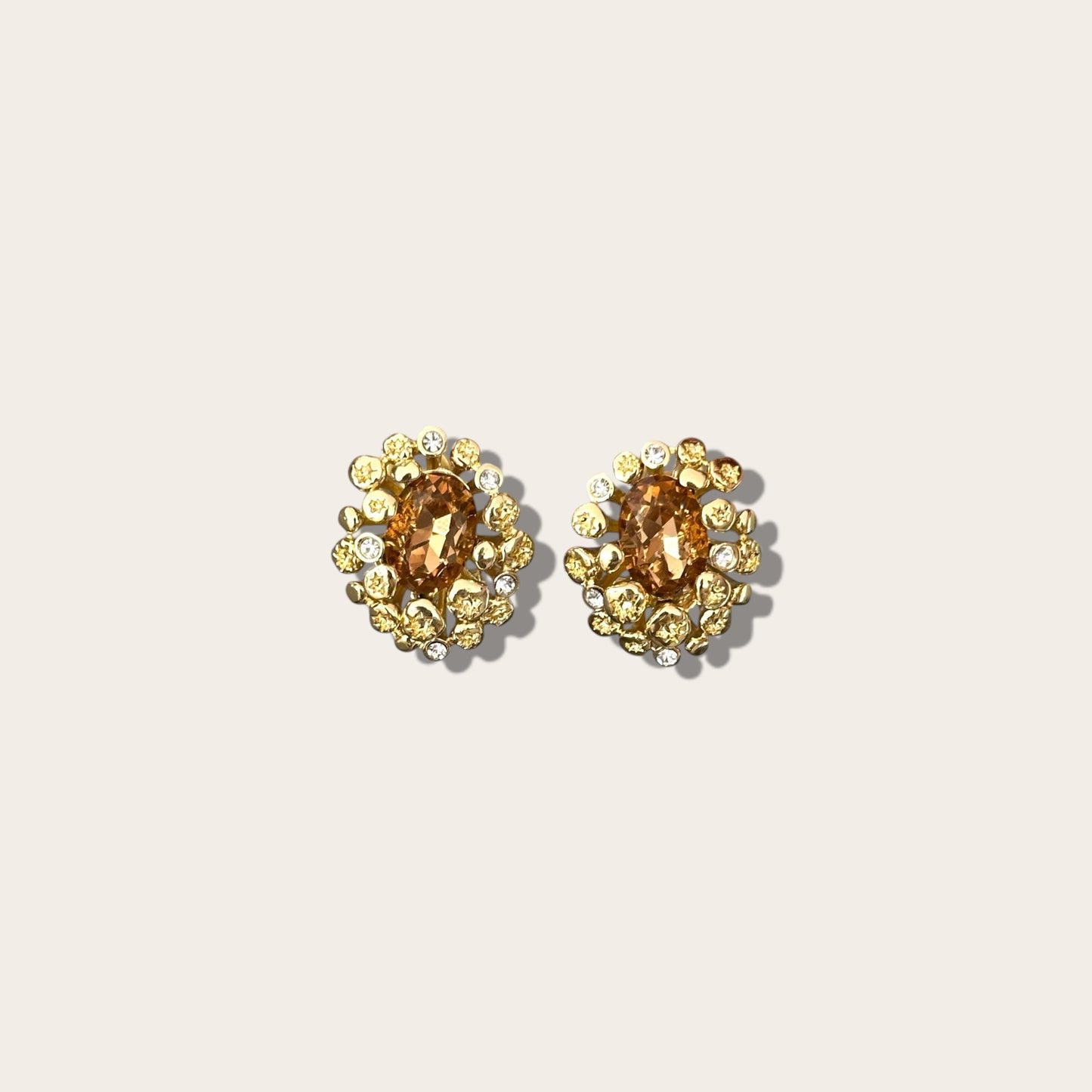 Nikki 14k Rhodium Plated Earrings