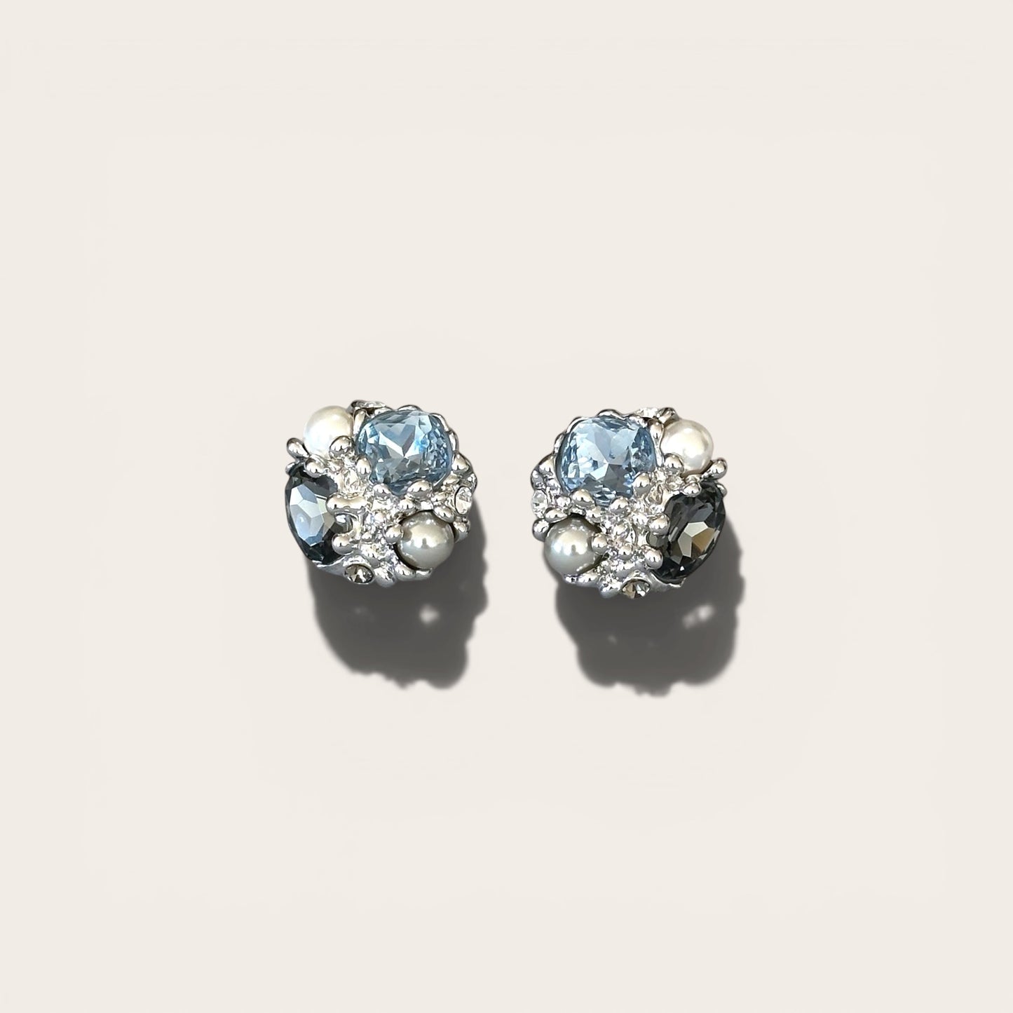 Anna Silver Rhodium Plated Earrings