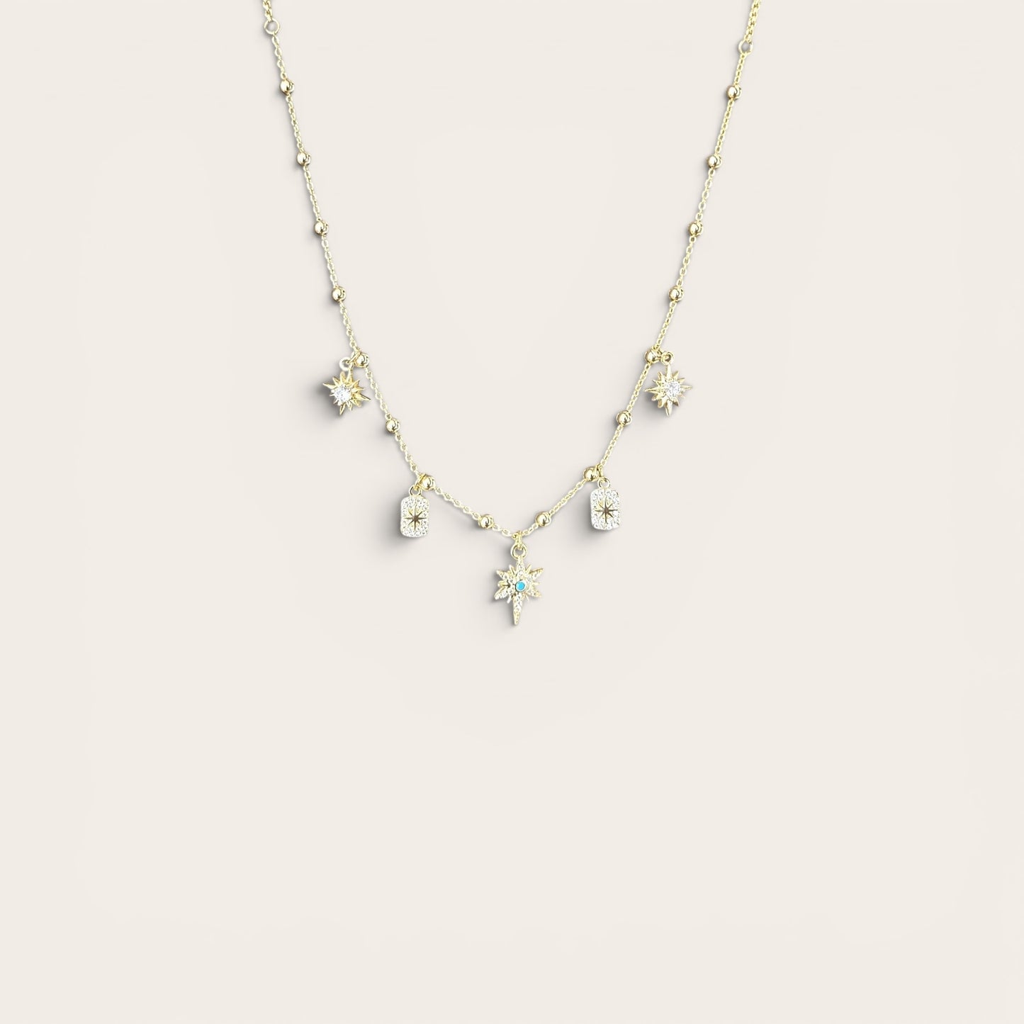 14k Notes Adjustable Necklace