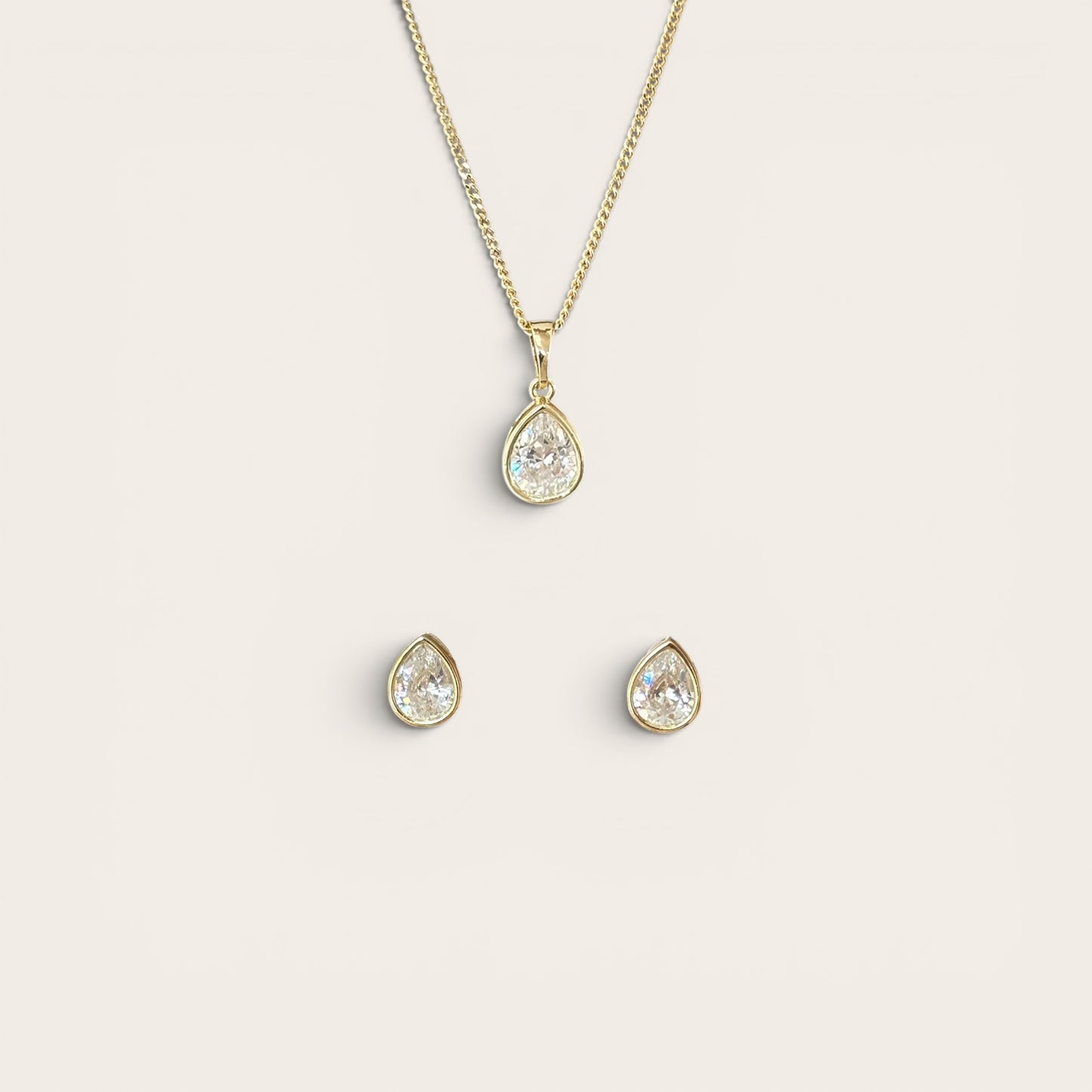 Kossi 14k Rengi Rodyum Kaplama Set