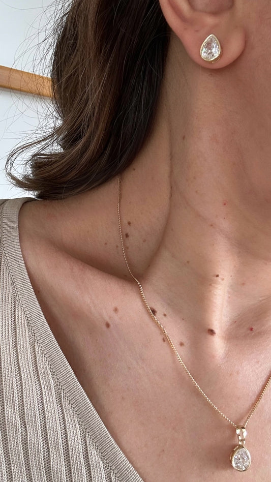 Kossi 14k Rengi Rodyum Kaplama Set