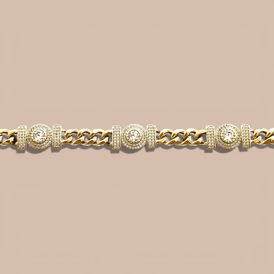 Verssy 14K Rodyum Kaplama Bileklik