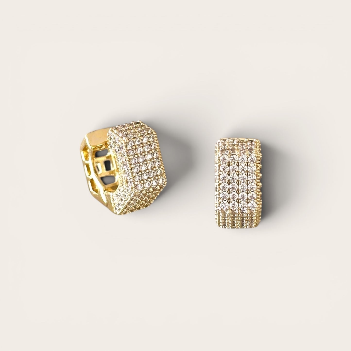 Zecca 14k Rhodium Plated Earrings