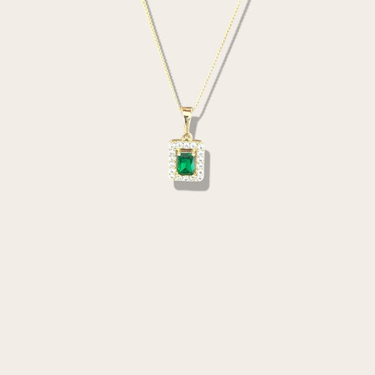Clara 14k Rodyum Kaplama Kolye
