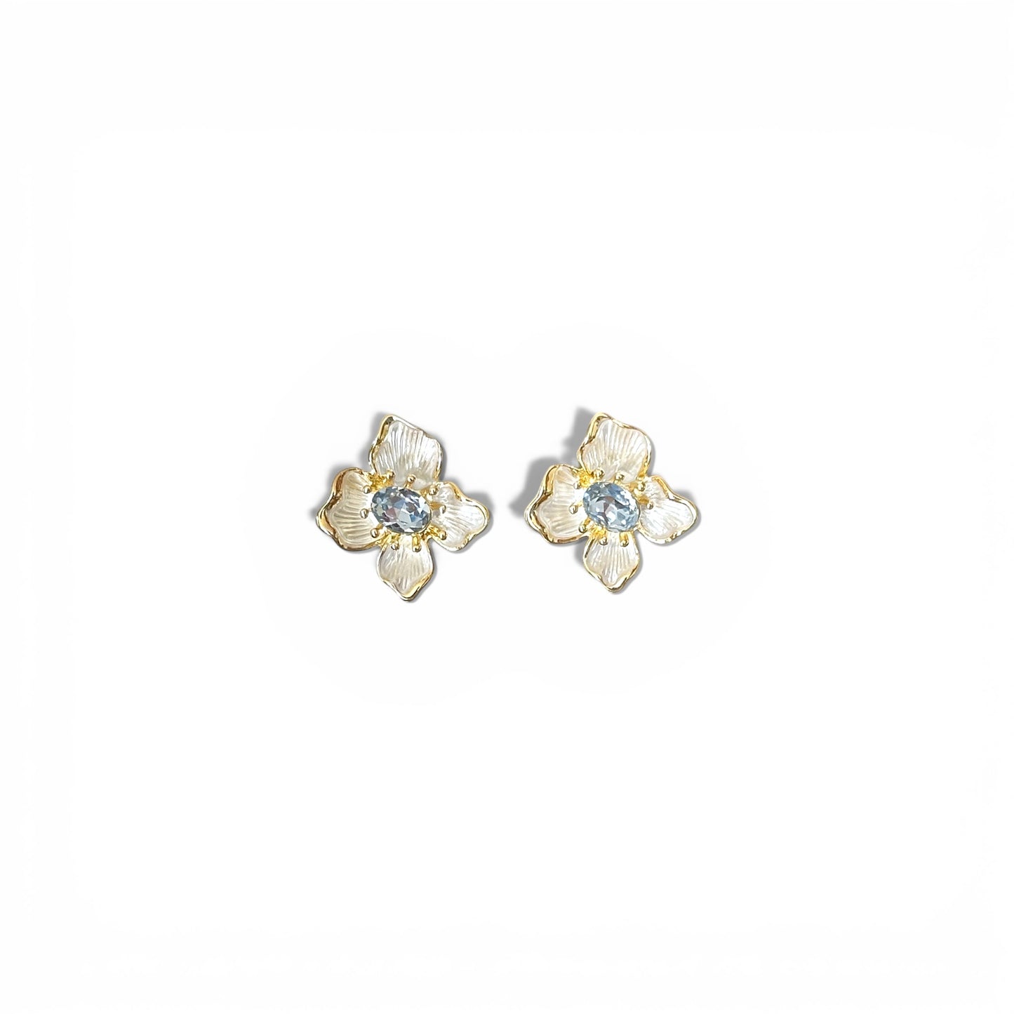 Flose 14k Rodyum Kaplama Küpe