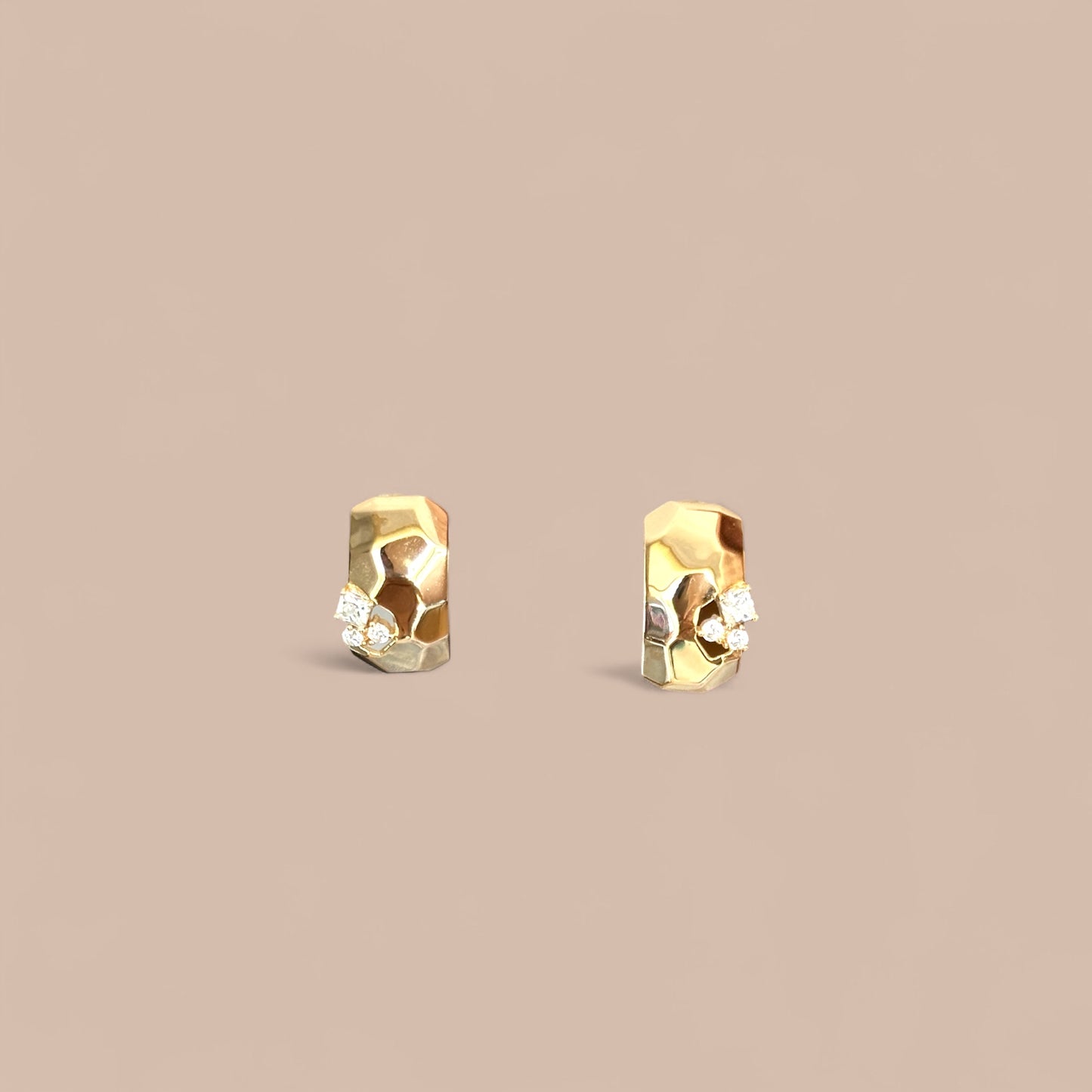 Denny 18K Rhodium Plated Earrings