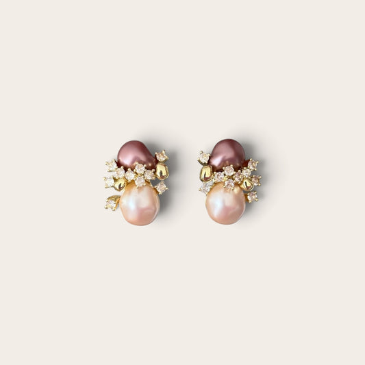 Bellina 14k Rengi Rodyum Kaplama Küpe