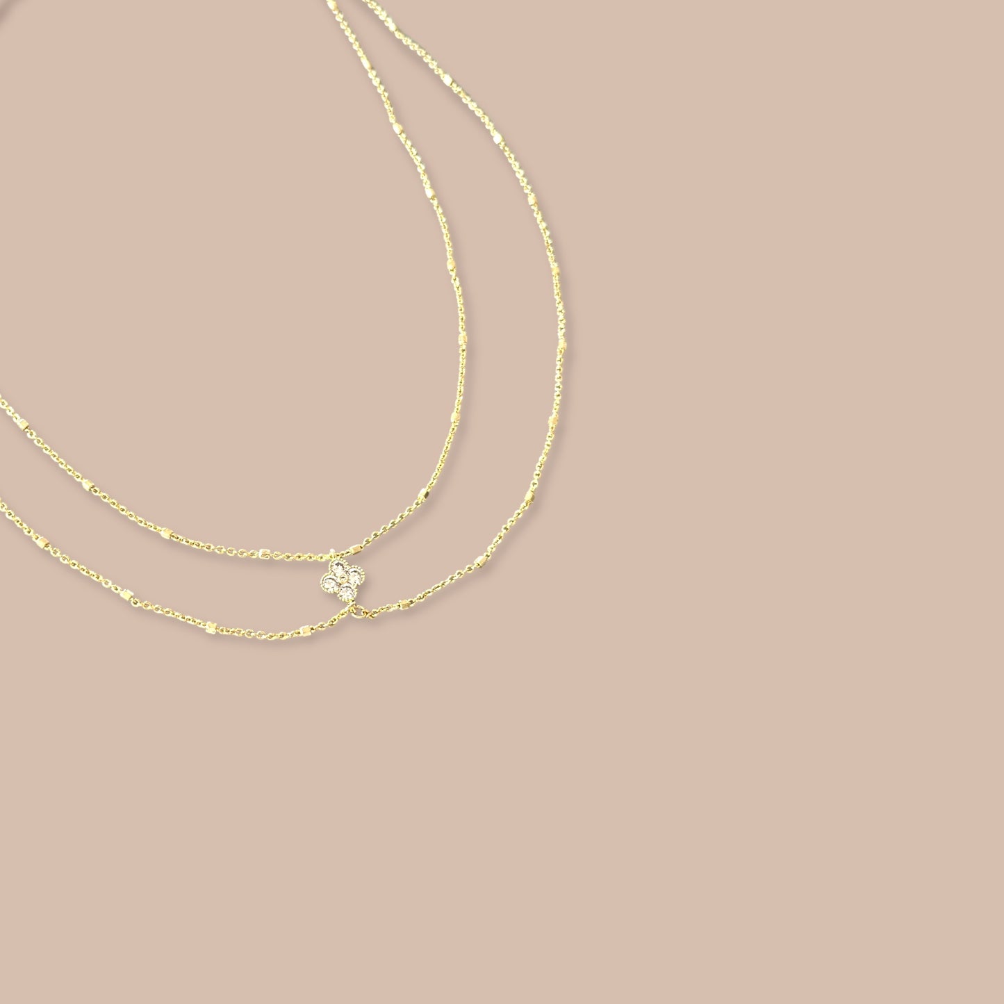 Lolli 14k Rodyum Kaplama Kolye