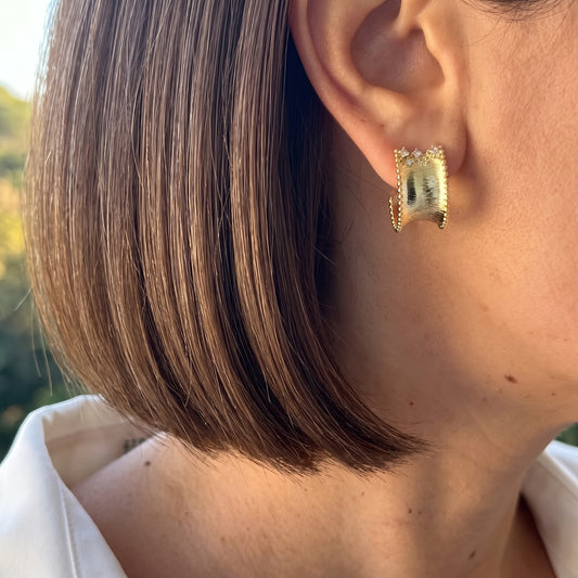 Iva 14k Rhodium Plated Earrings